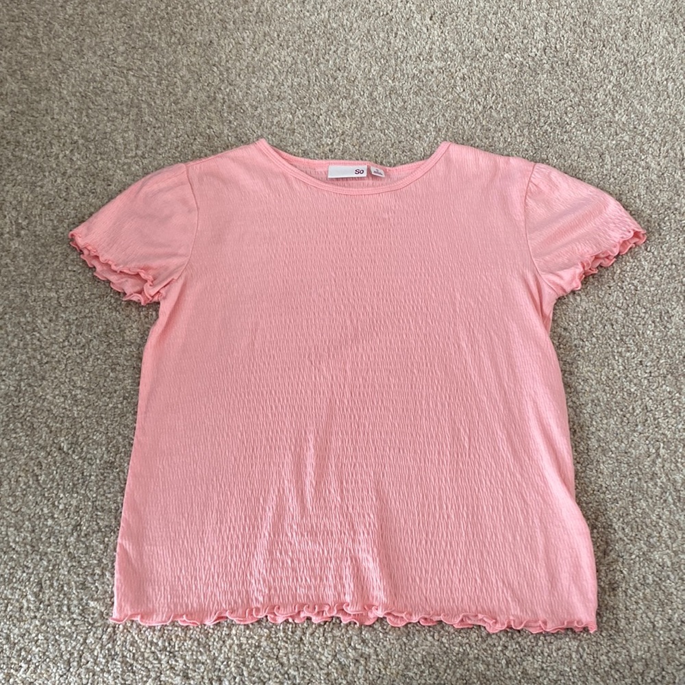 Pink short sleeve, worn once
